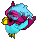 Parrot-hat-magenta-ice blue.png