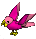 Rose/Magenta Parrot