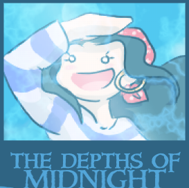 The Depths of Midnight logo, as made by Obaba, the comic's creator.