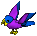 Blue/Violet Parrot