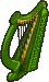 Furniture-Celtic harp (green).png