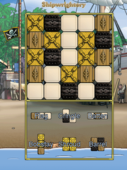 A typical shipwrightery game