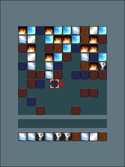 Now the last block holding the 2x combo is retracted.