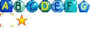 tiles and tile marker (transparent, with letters)