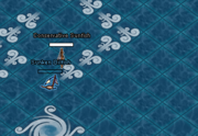 In this image, the Sunken Oilfish is in the process of sinking. (Click for a larger image)