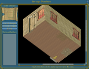 The "Arrange furniture" interface.  Click for larger view (60 kb).