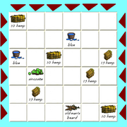Initial random board, Able level