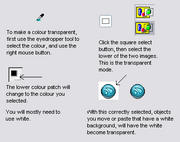 Click here for some help with transparency in MSpaint