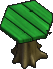 End table (dark forest)