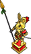 Kaninchenstatue (Gold)
