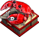 Giant crab display