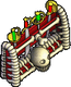 Skelett-Schwertregal
