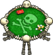 Skelett-Spieltisch