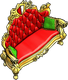 Vergoldetes Sofa