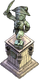 Weibliche Piratenstatue