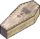 Hölzerner Sarg