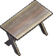 Rustikaler Tisch