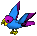 Violet/Blue Parrot