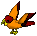Maroon/Gold Parrot