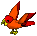 Red/Orange Parrot