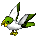 Parrot-light green-white.png