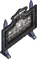 Market hall post board (dark)